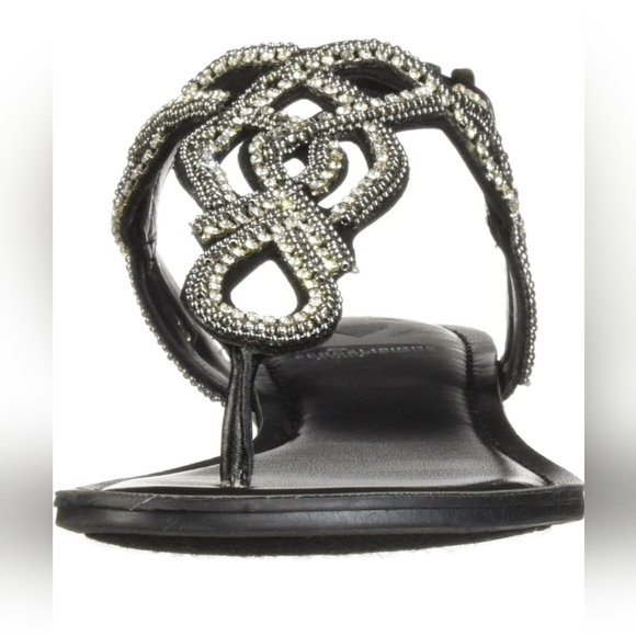 Fergalicious Black and Silver Sandals - Picture 3 of 7